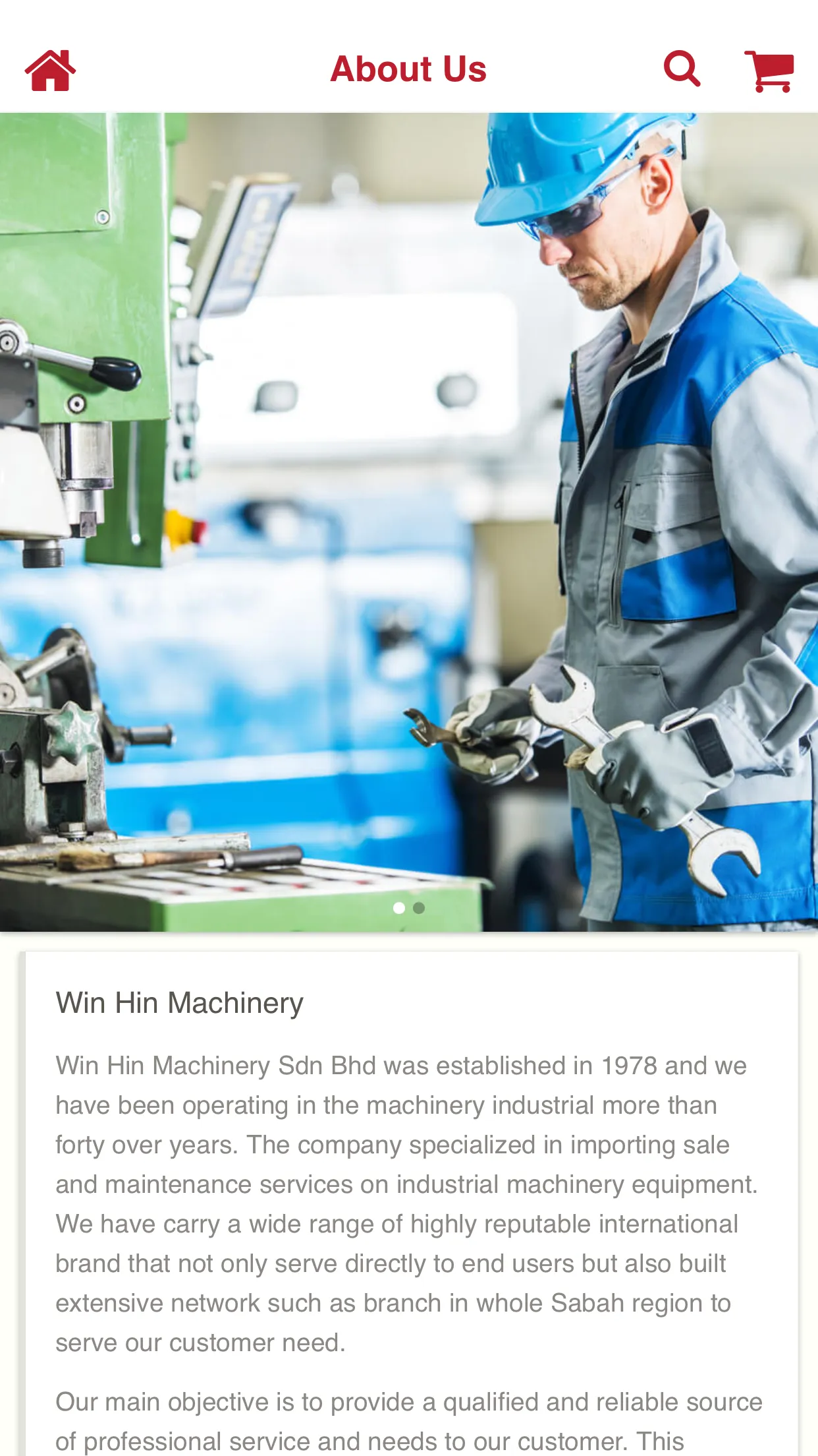 Win Hin Machinery | Indus Appstore | Screenshot