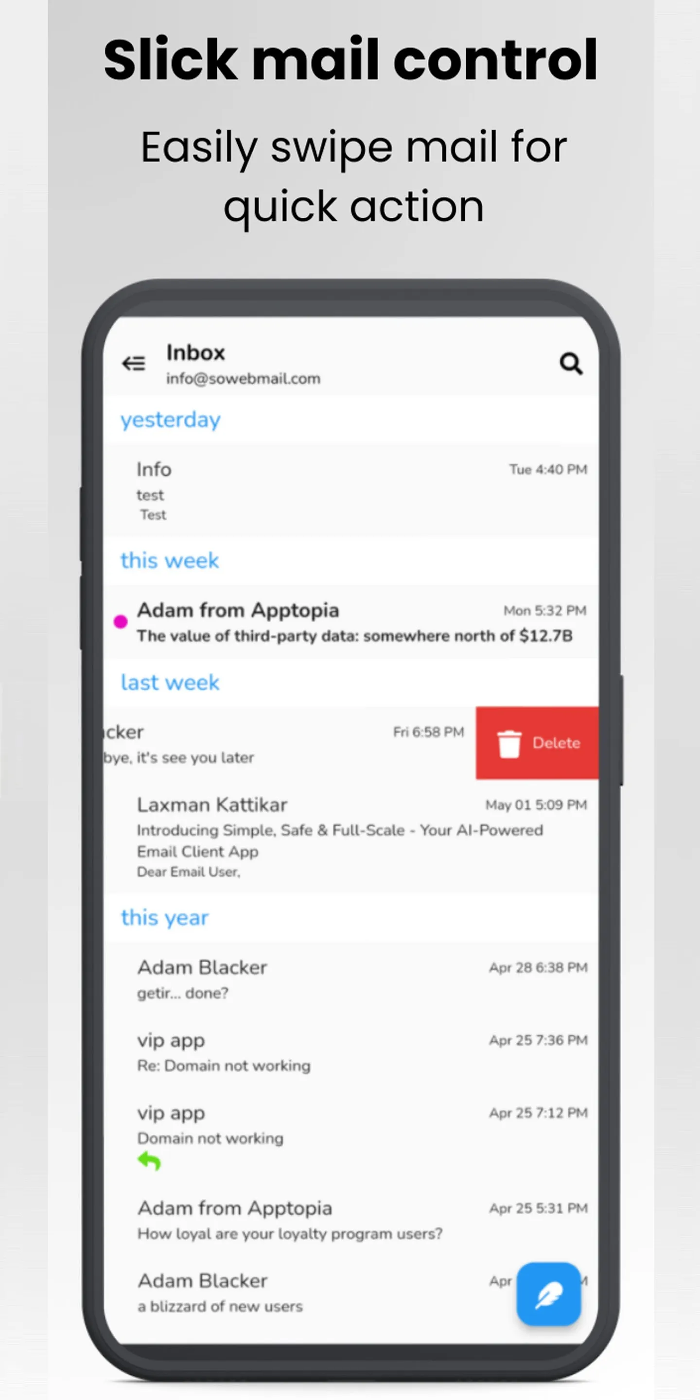 Webmail - Lite | Indus Appstore | Screenshot