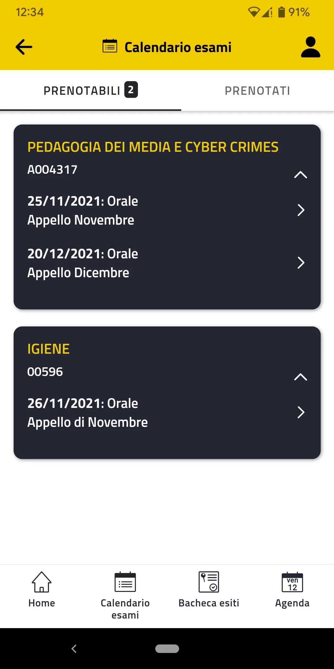 myuniSalento | Indus Appstore | Screenshot