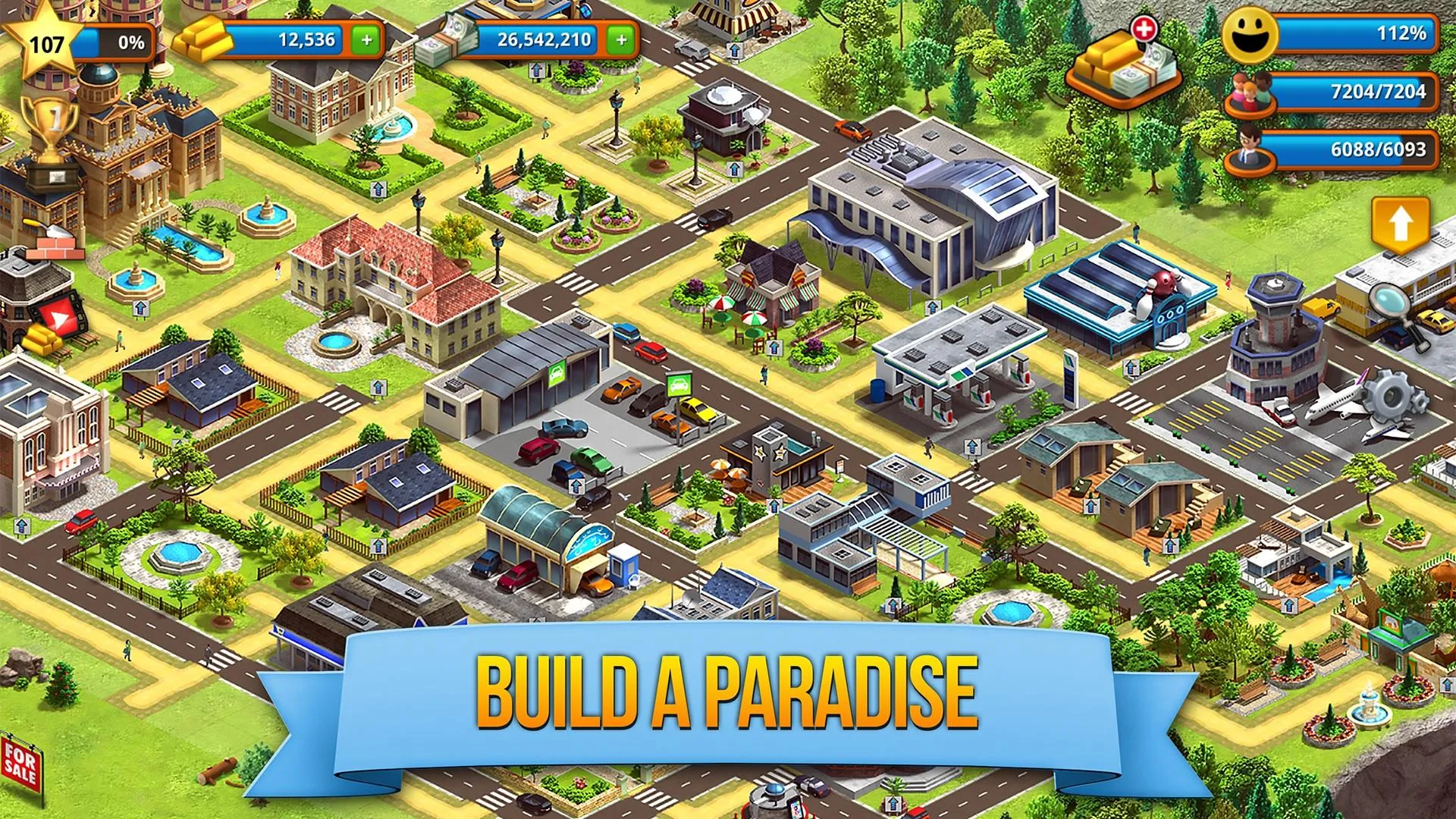 Tropic Paradise Sim: Town Buil | Indus Appstore | Screenshot