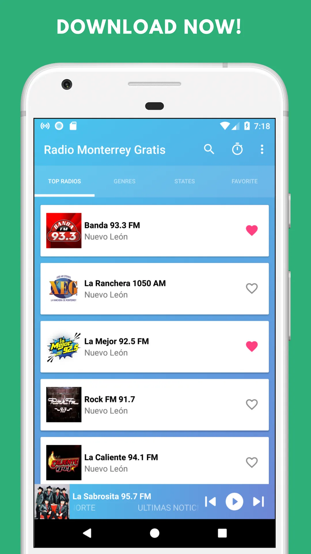 Radio Monterrey - Nuevo Leon | Indus Appstore | Screenshot