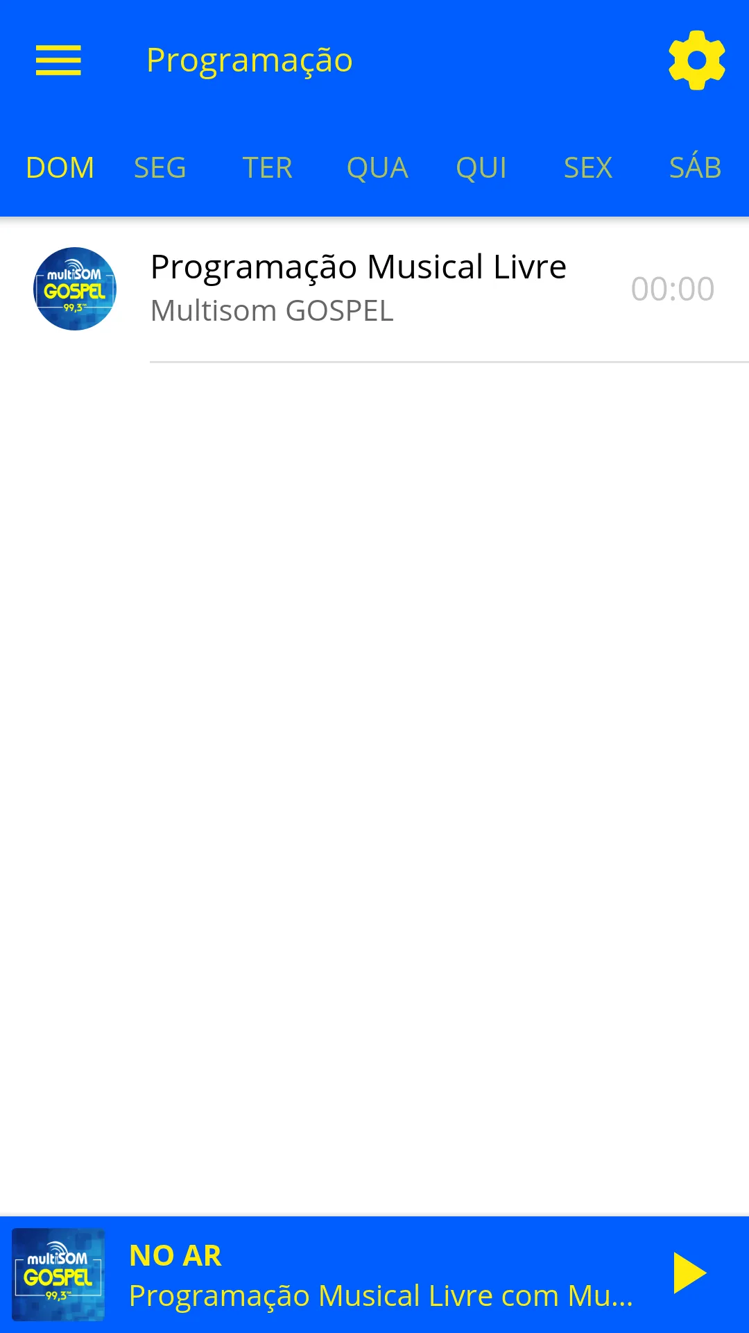 Multisom Gospel 99,3 | Indus Appstore | Screenshot