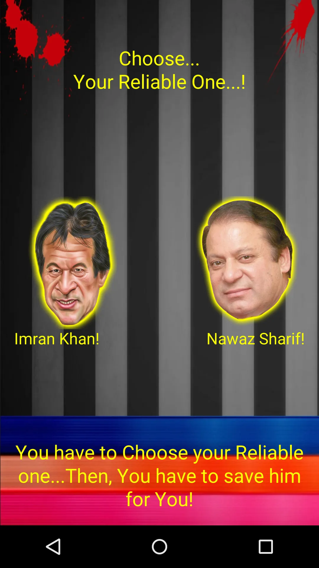 Imran Khan vs Nawaz Sharif | Indus Appstore | Screenshot