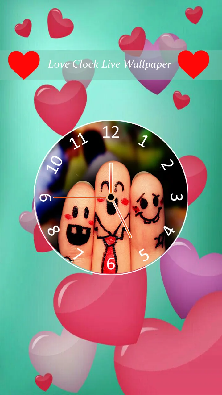 Love Clock Live Wallpaper | Indus Appstore | Screenshot