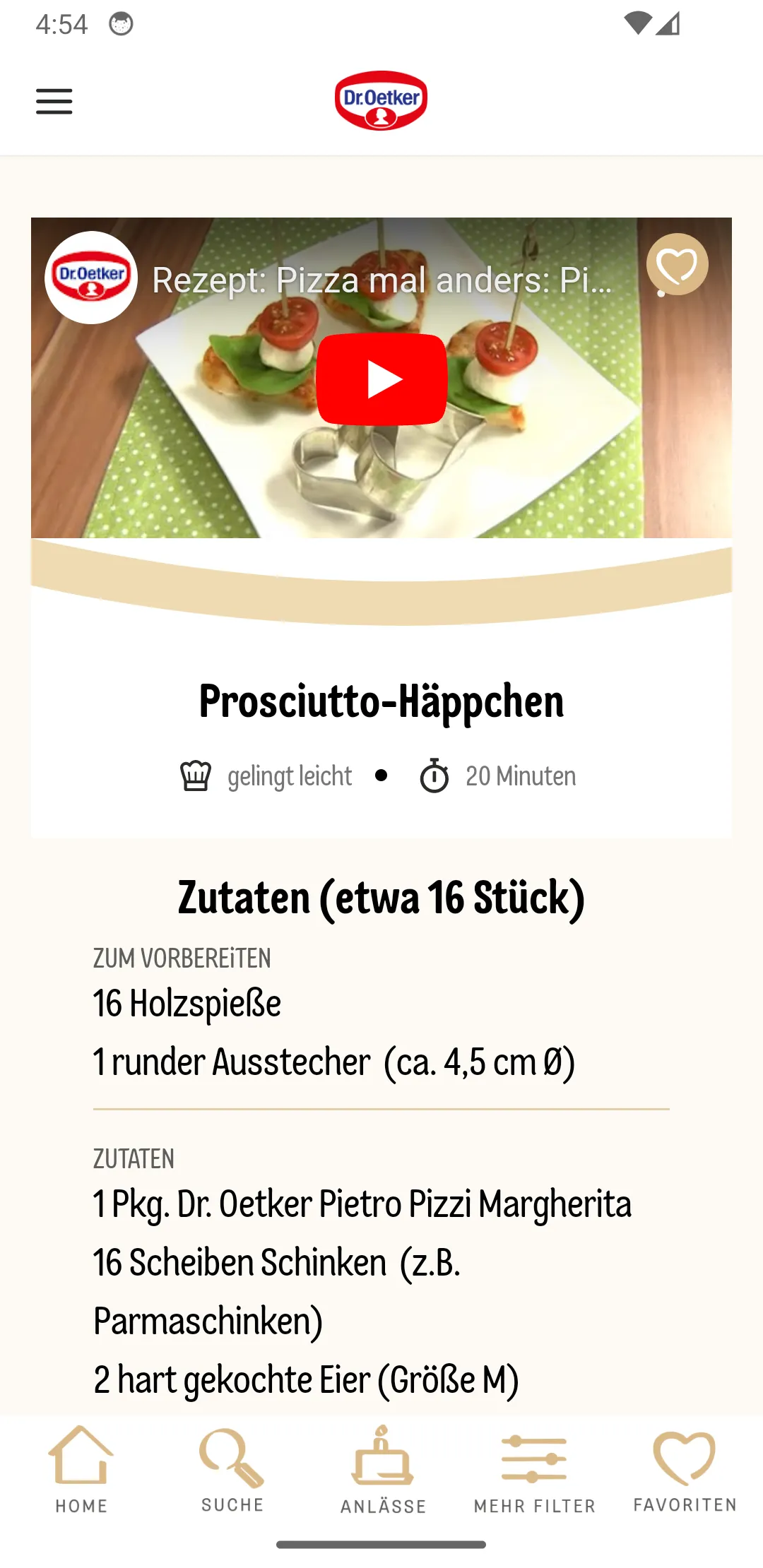 Dr. Oetker Rezeptideen | Indus Appstore | Screenshot