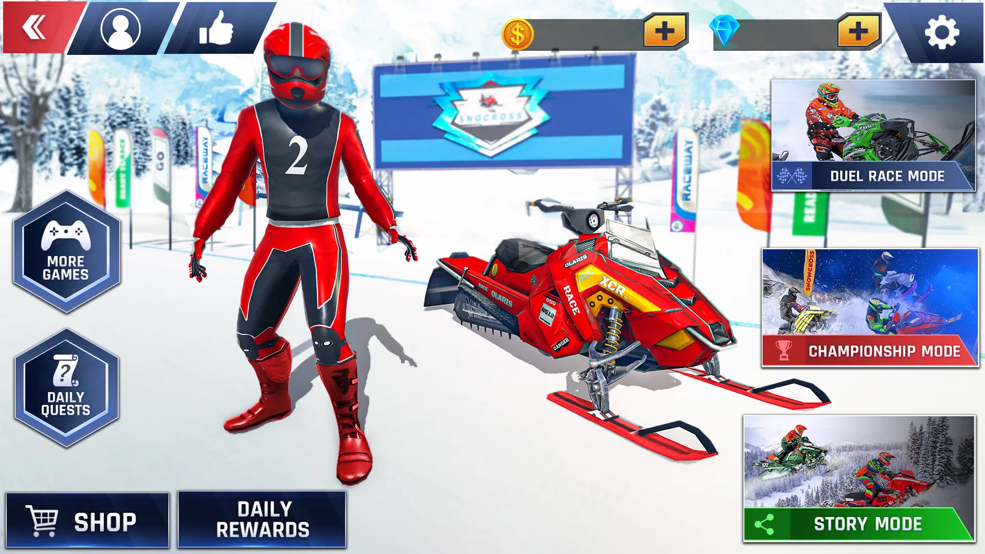 Bike Racing – Snocross Xtreme | Indus Appstore | Screenshot