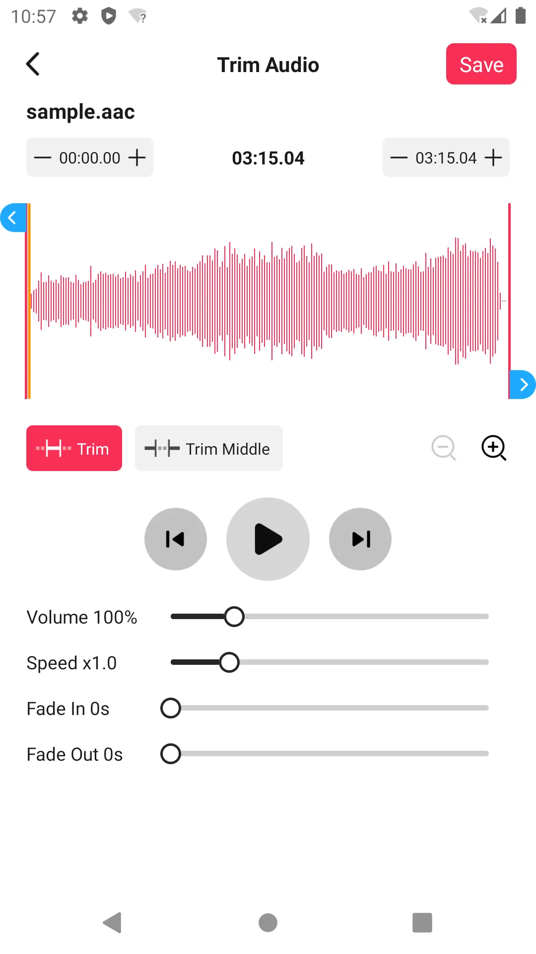 Audio Editor & Music Editor | Indus Appstore | Screenshot