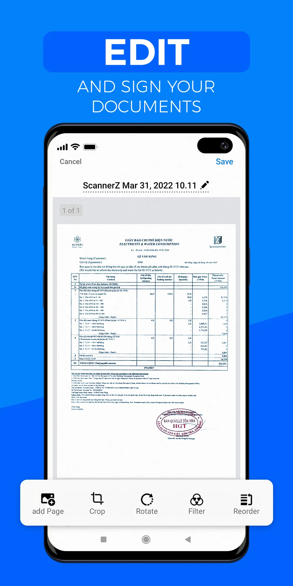 Scanner Z - PDF Documents | Indus Appstore | Screenshot