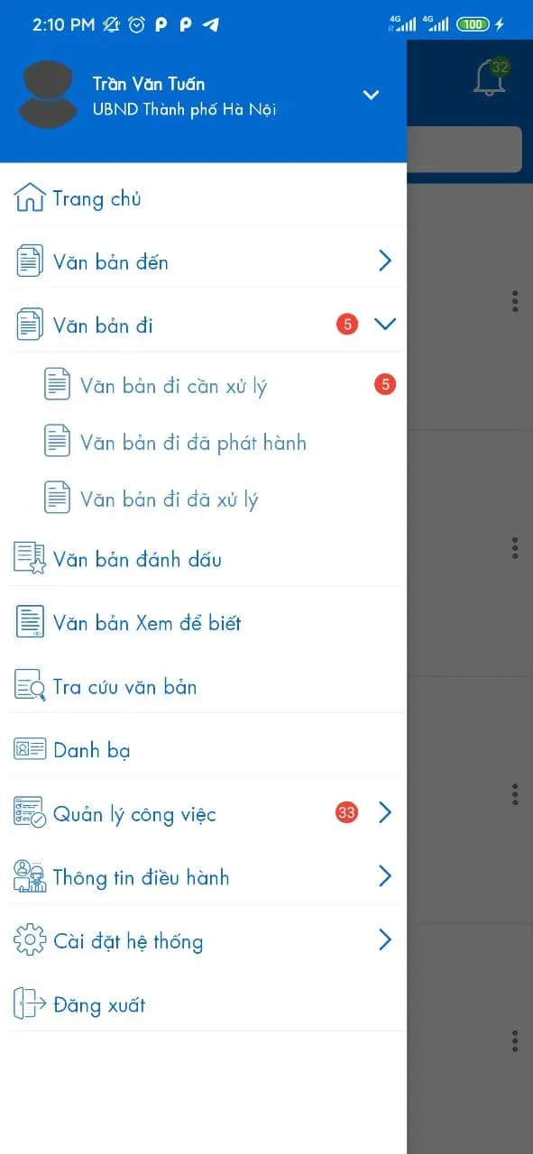 QLVB&ĐH VNPT iOffice | Indus Appstore | Screenshot