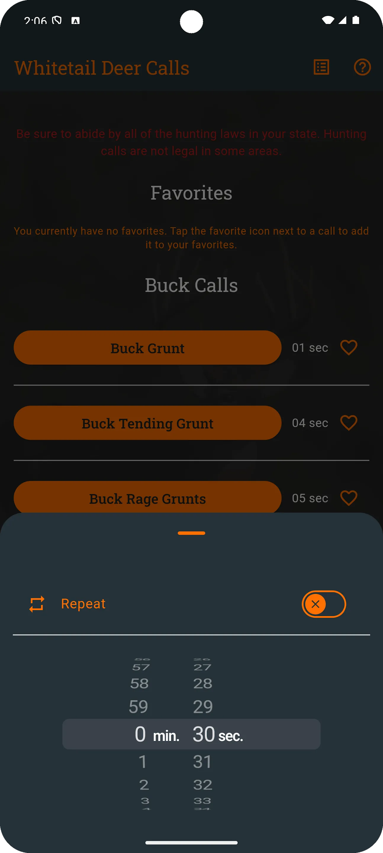 Whitetail Deer Calls | Indus Appstore | Screenshot