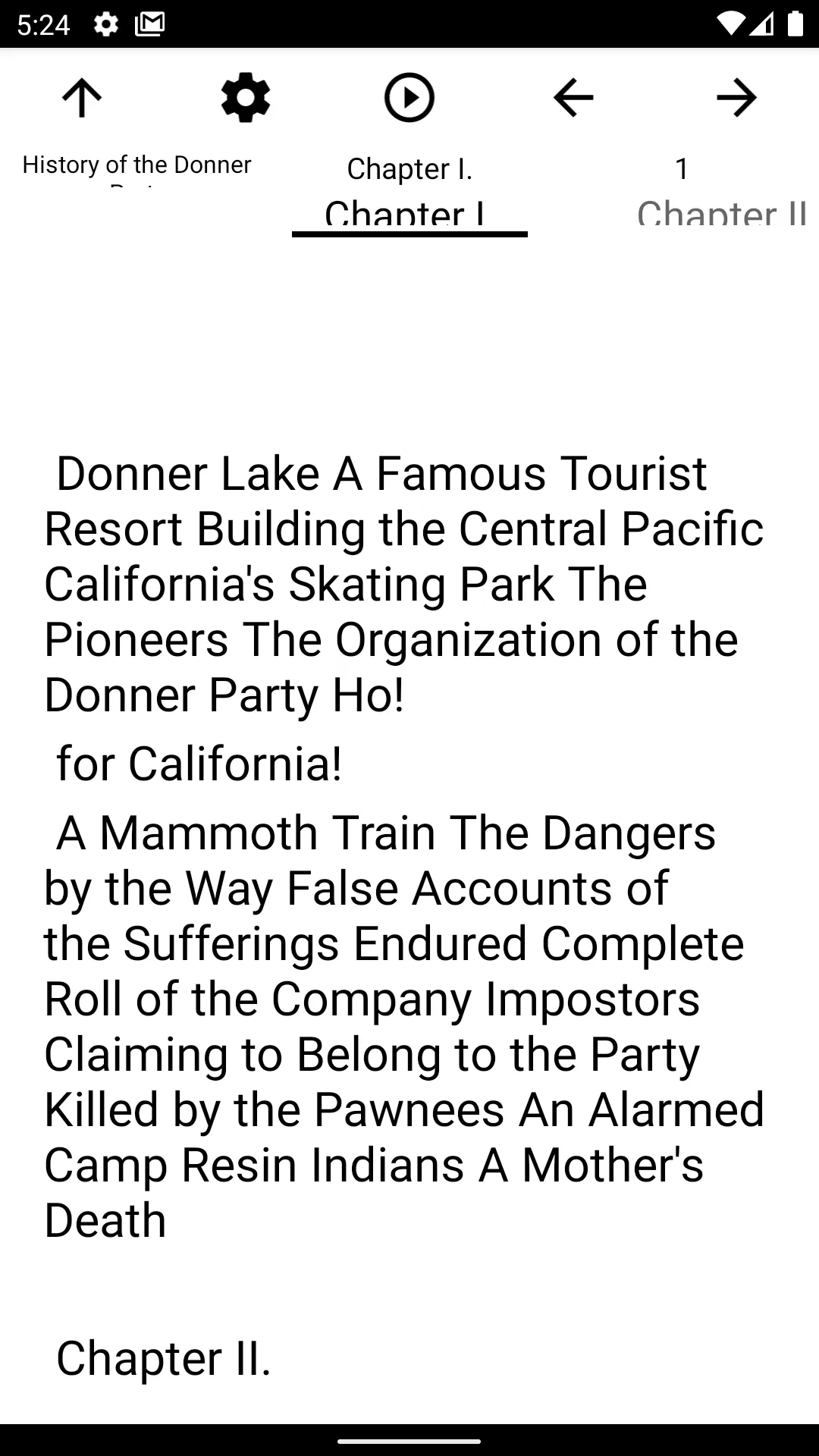 Book, History of the Donner Pa | Indus Appstore | Screenshot