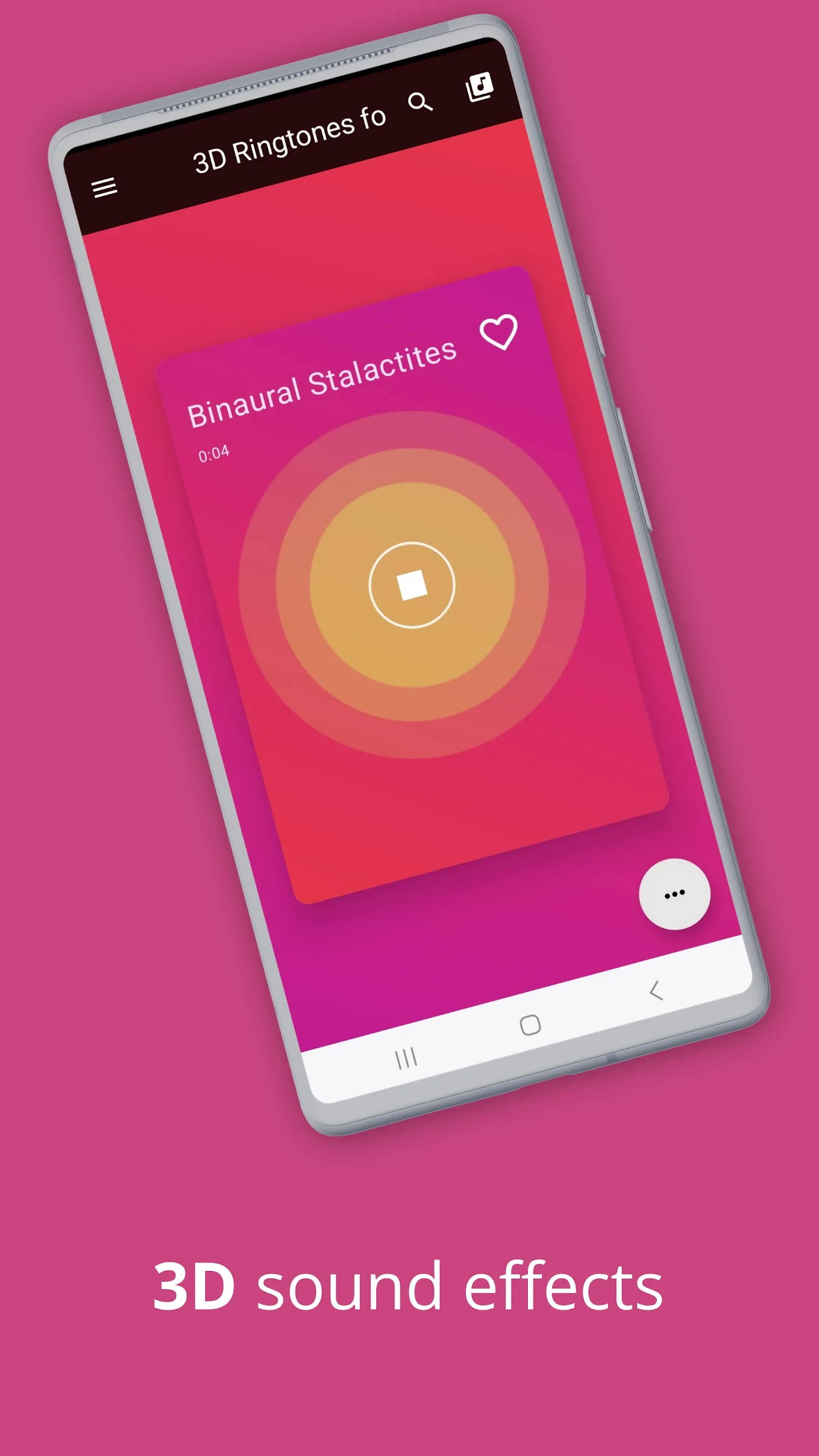 3D Ringtones for Android Phone | Indus Appstore | Screenshot