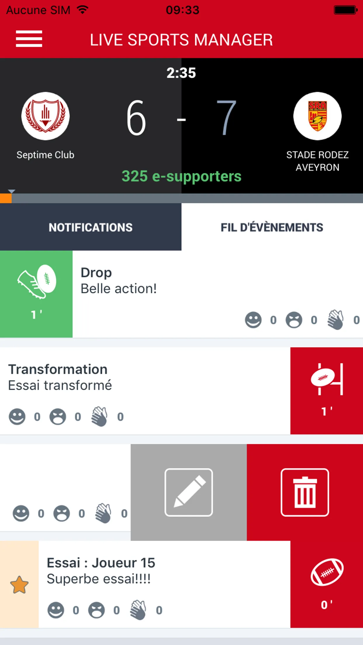 Live Sports Manager | Indus Appstore | Screenshot