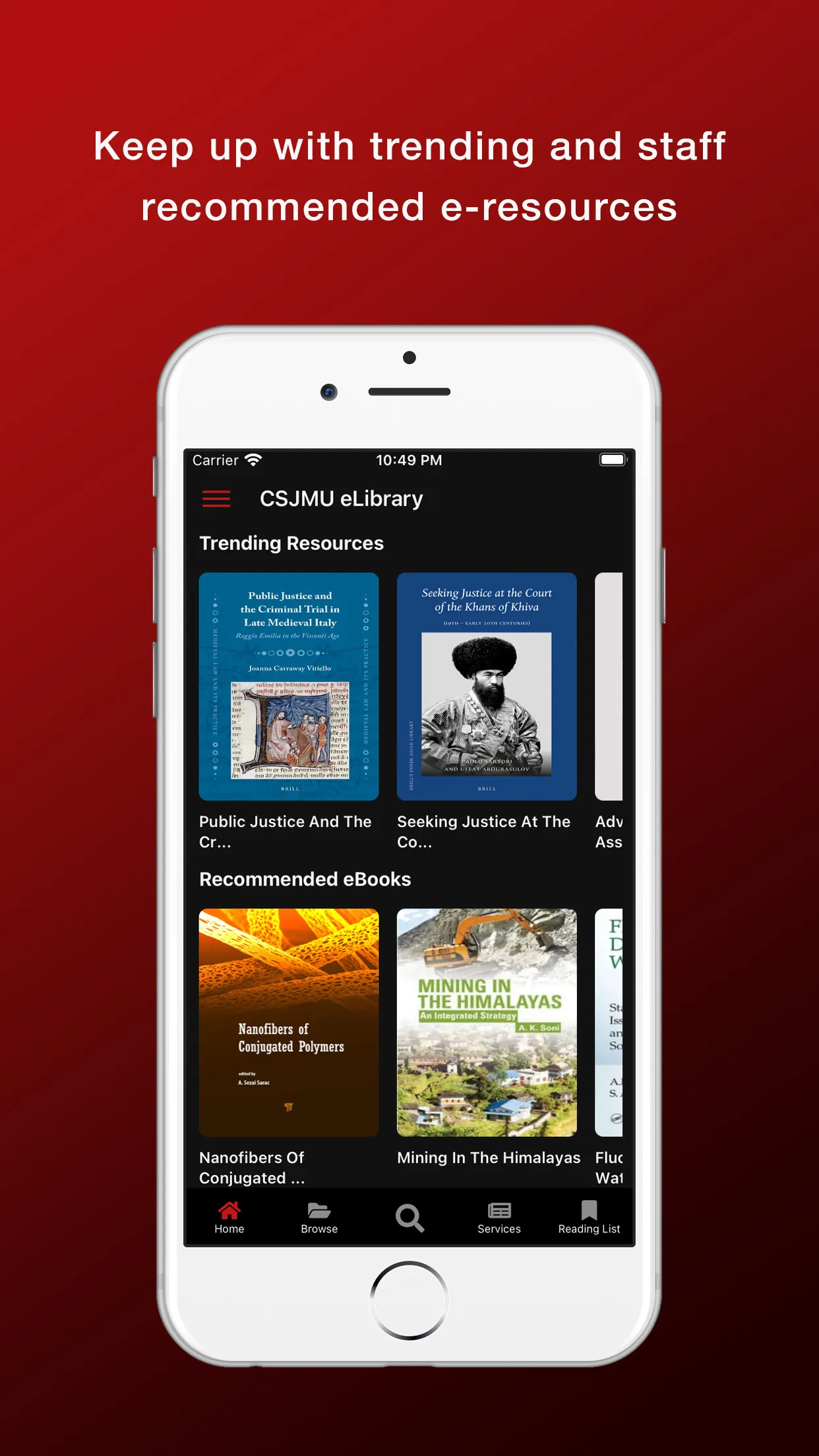 CSJMU eLibrary | Indus Appstore | Screenshot