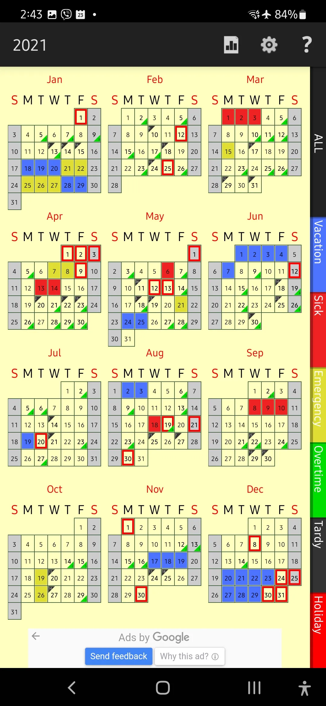 Attendance & Leave Tracker | Indus Appstore | Screenshot