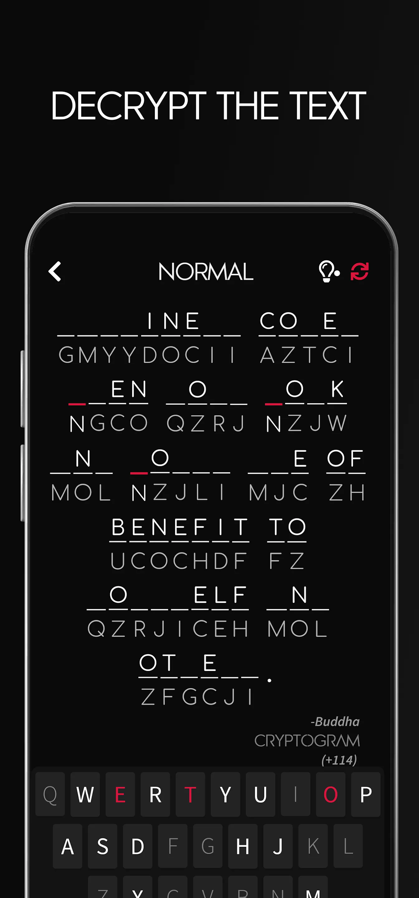 Cryptogram - Word Puzzle Game | Indus Appstore | Screenshot