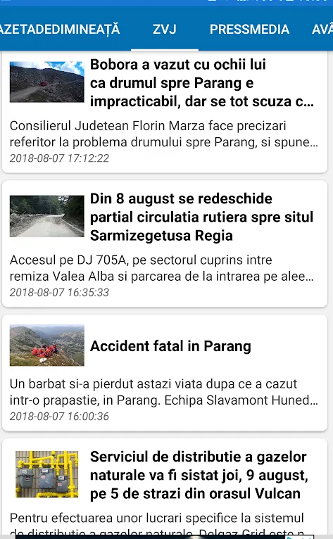 Știri din Valea Jiului | Indus Appstore | Screenshot