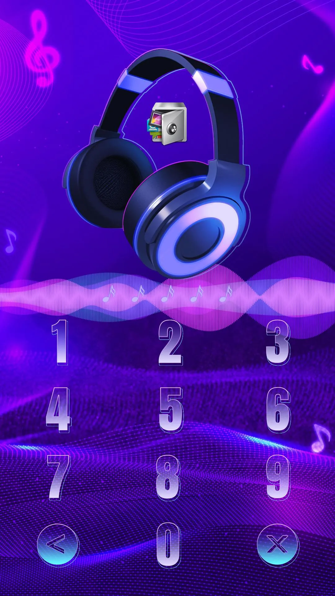 AppLock Live Theme Headphone | Indus Appstore | Screenshot