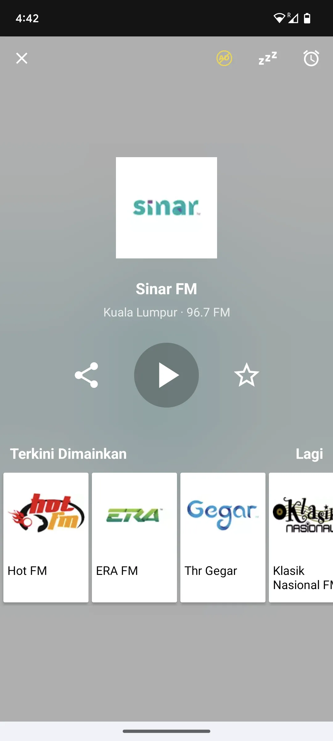 Radio FM Malaysia | Indus Appstore | Screenshot