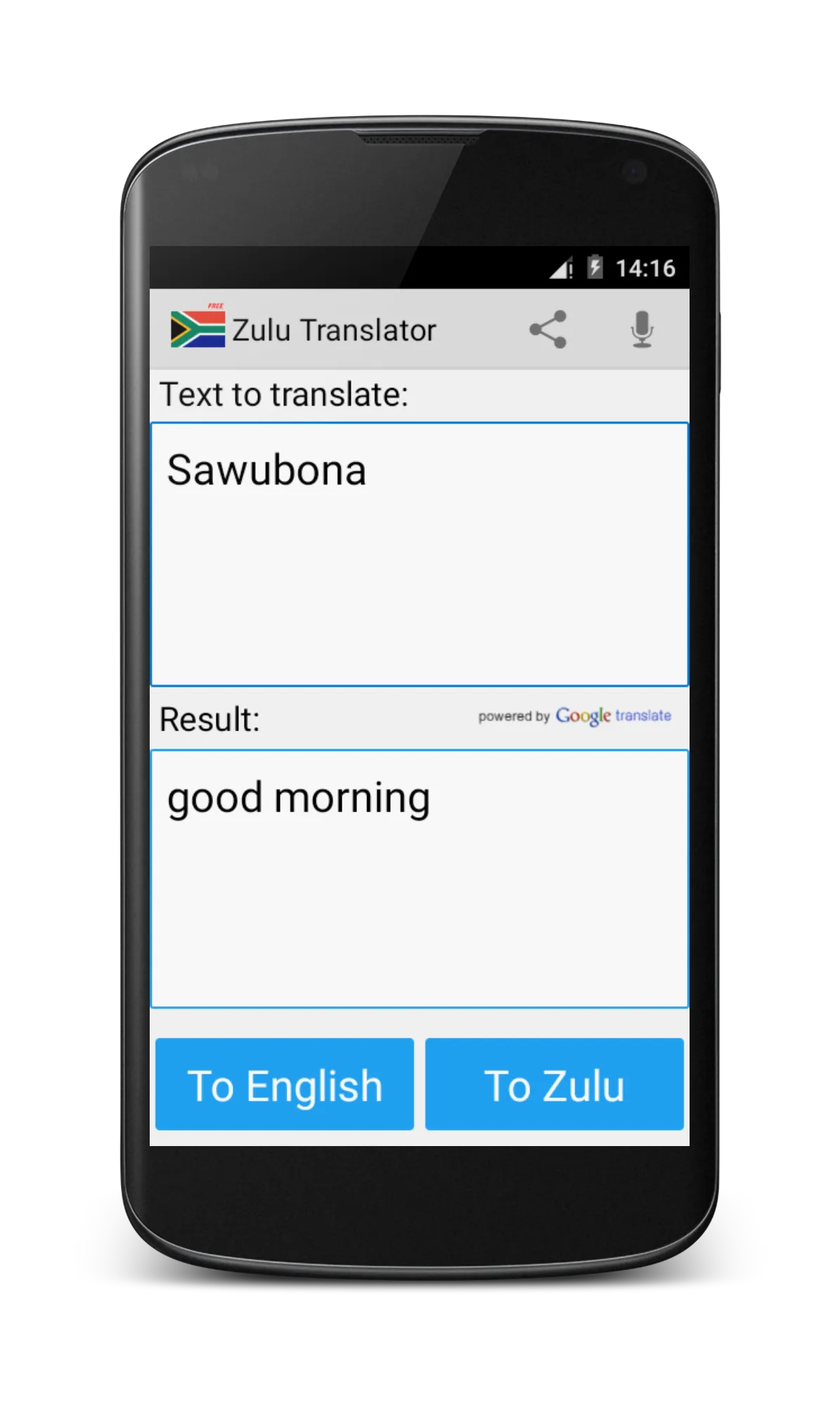 Zulu English Translator | Indus Appstore | Screenshot