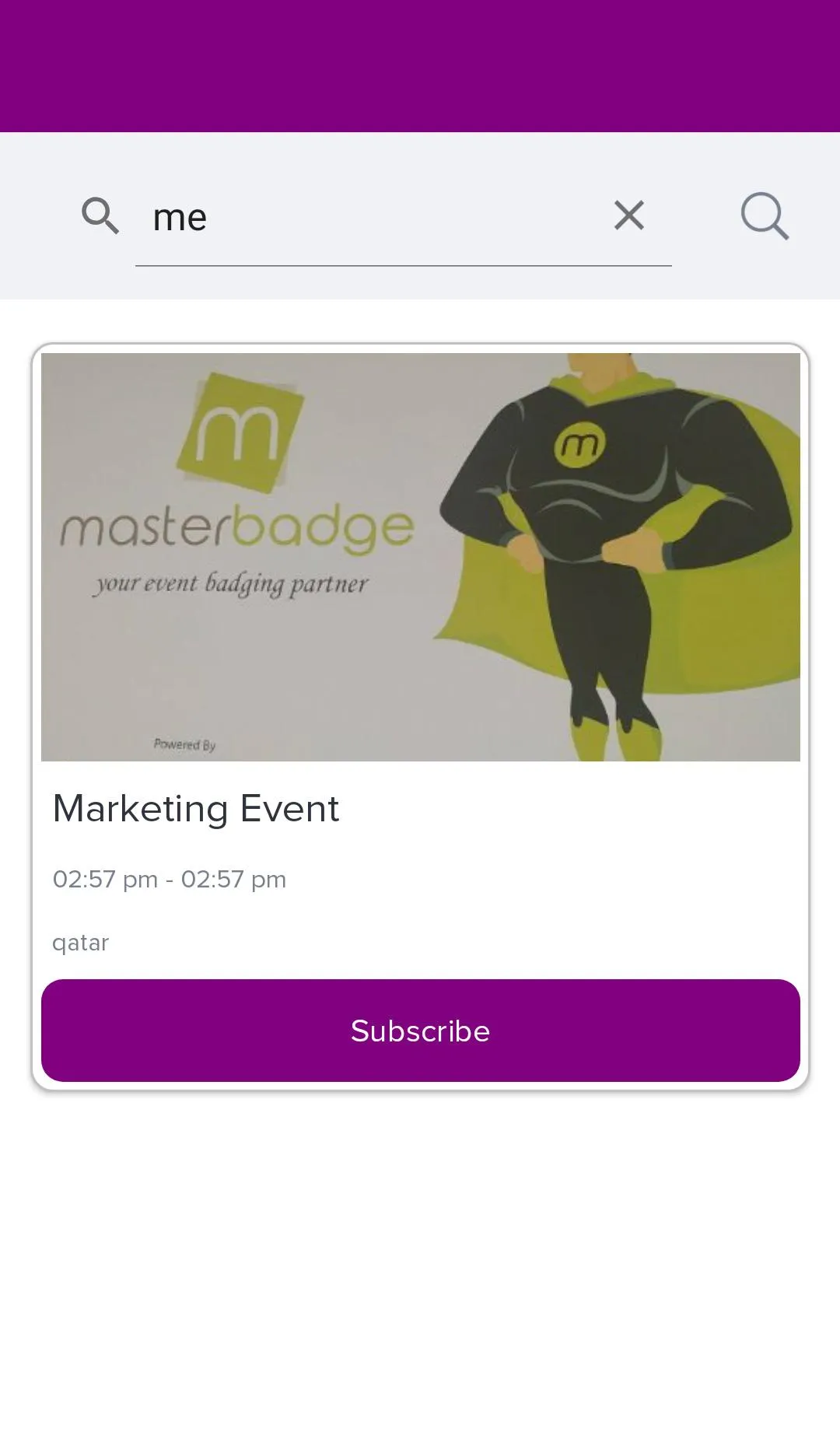 MasterBadge Conferences | Indus Appstore | Screenshot