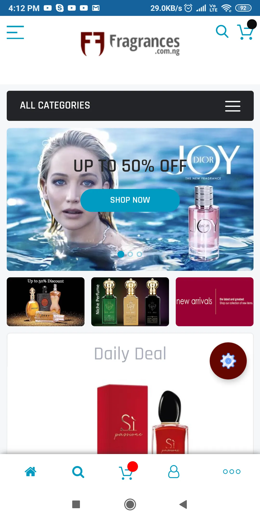 Fragrances.com.ng | Indus Appstore | Screenshot