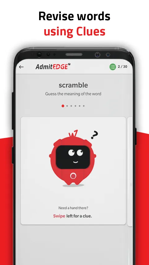 AdmitEDGE WordBot: GRE Vocab | Indus Appstore | Screenshot