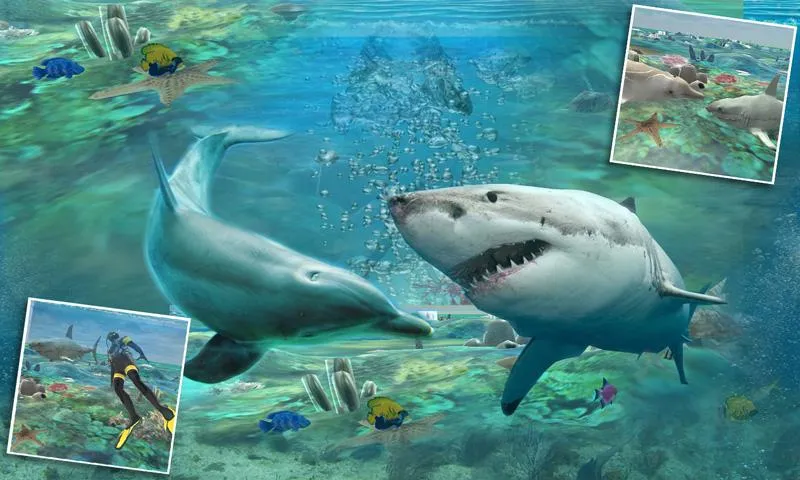 Shark Attack Spear Fishing 3D | Indus Appstore | Screenshot