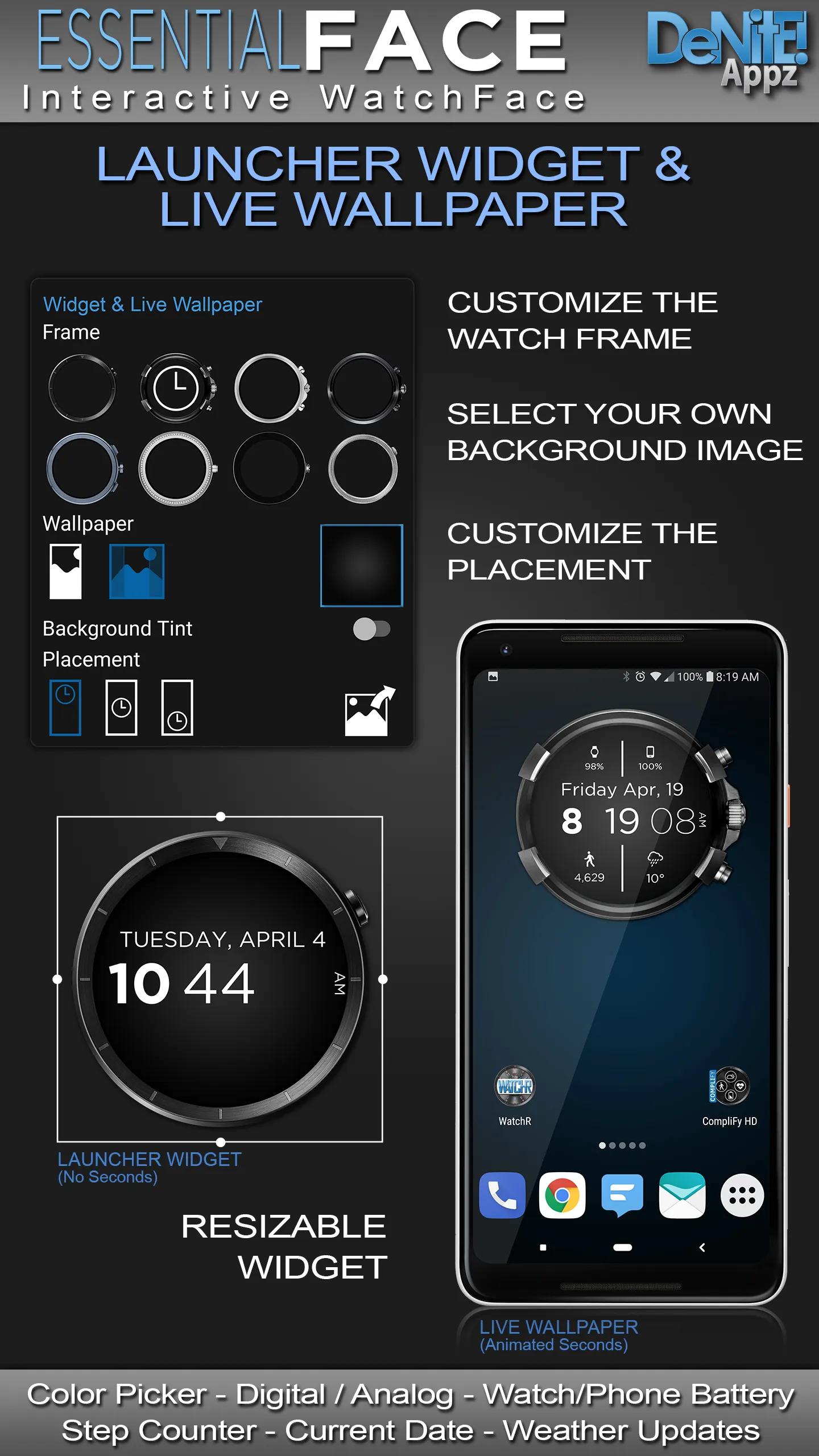 Essential Face HD Watch Face | Indus Appstore | Screenshot