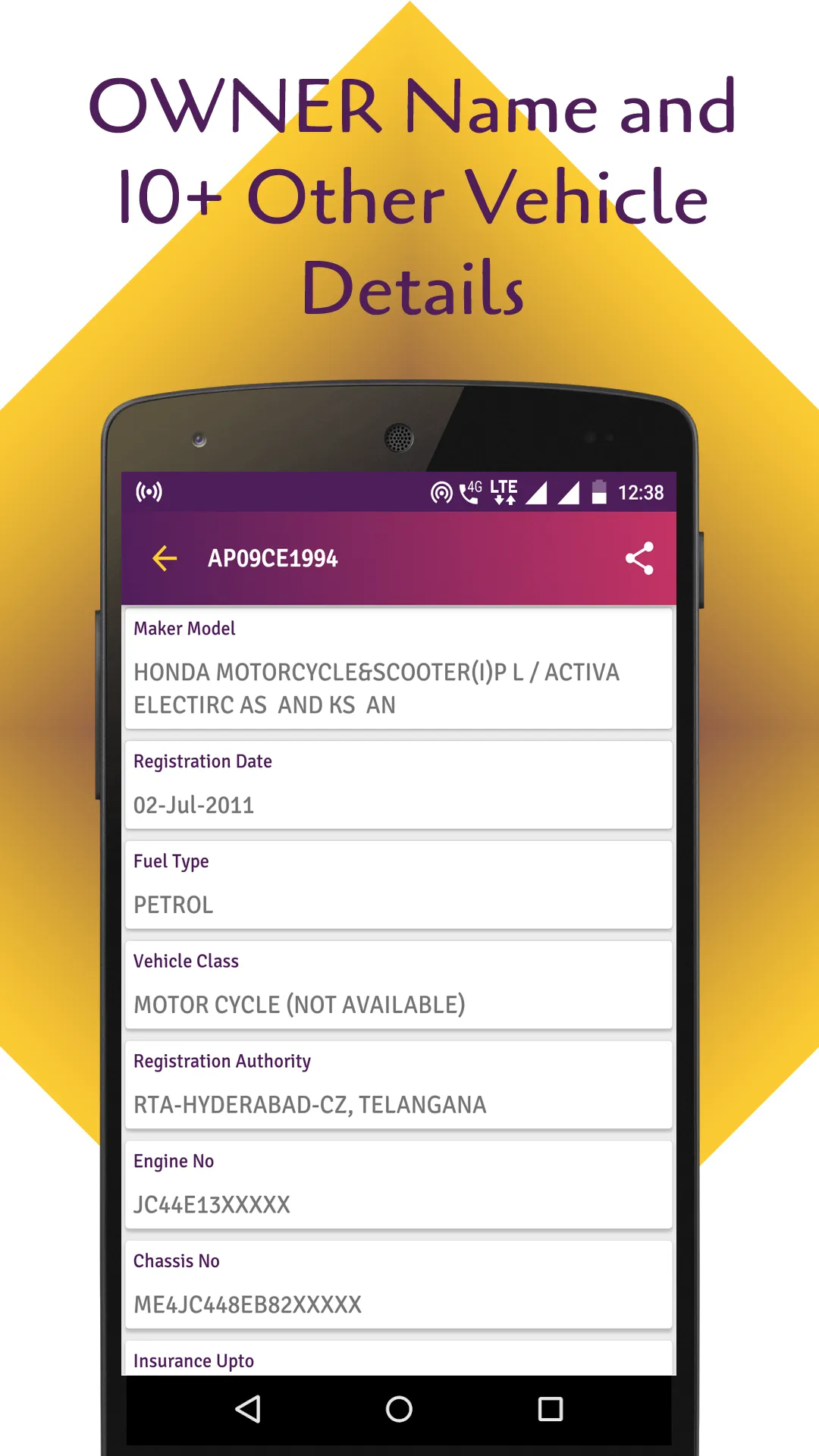RTO Vehicle Info App & Challan | Indus Appstore | Screenshot