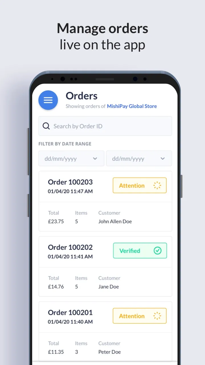 MishiPay Dashboard | Indus Appstore | Screenshot