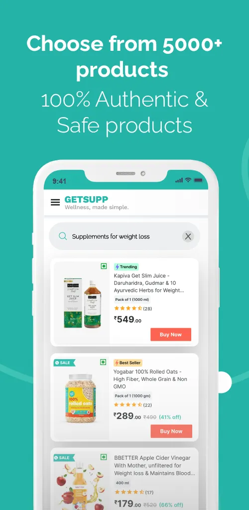 GetSupp Health & Fitness Store | Indus Appstore | Screenshot