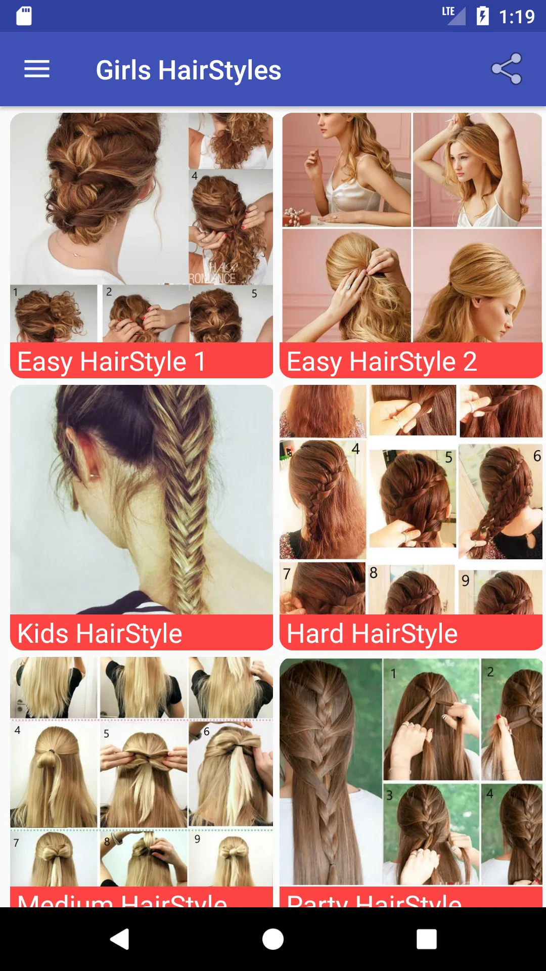 Girls HairStyles HD Steps | Indus Appstore | Screenshot