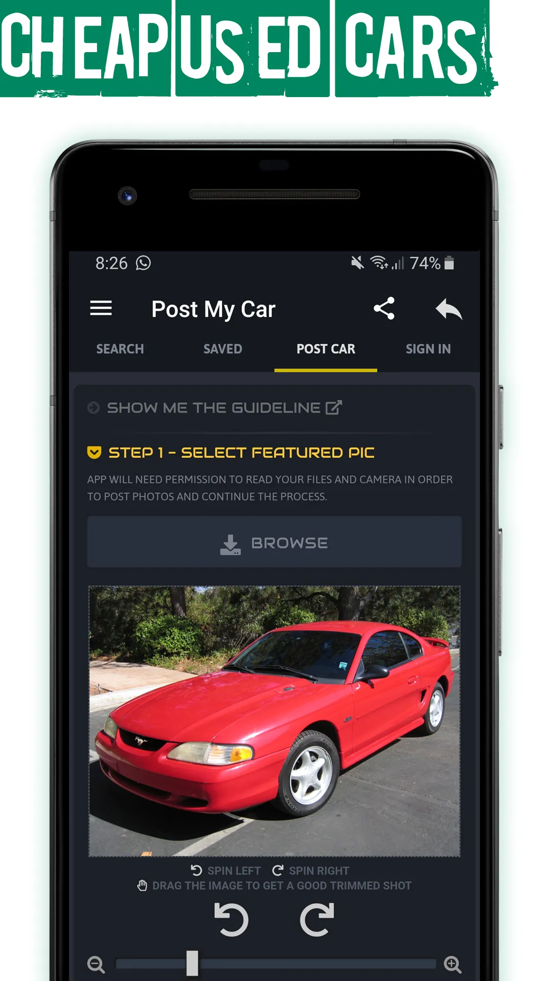Autopten: Cheap Used Cars USA | Indus Appstore | Screenshot