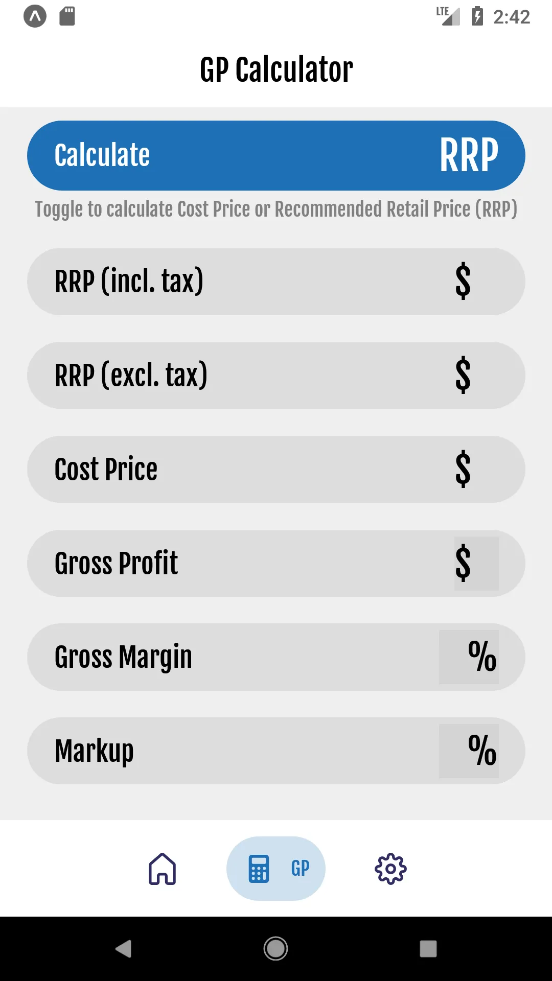 ieRetail Calculator | Indus Appstore | Screenshot