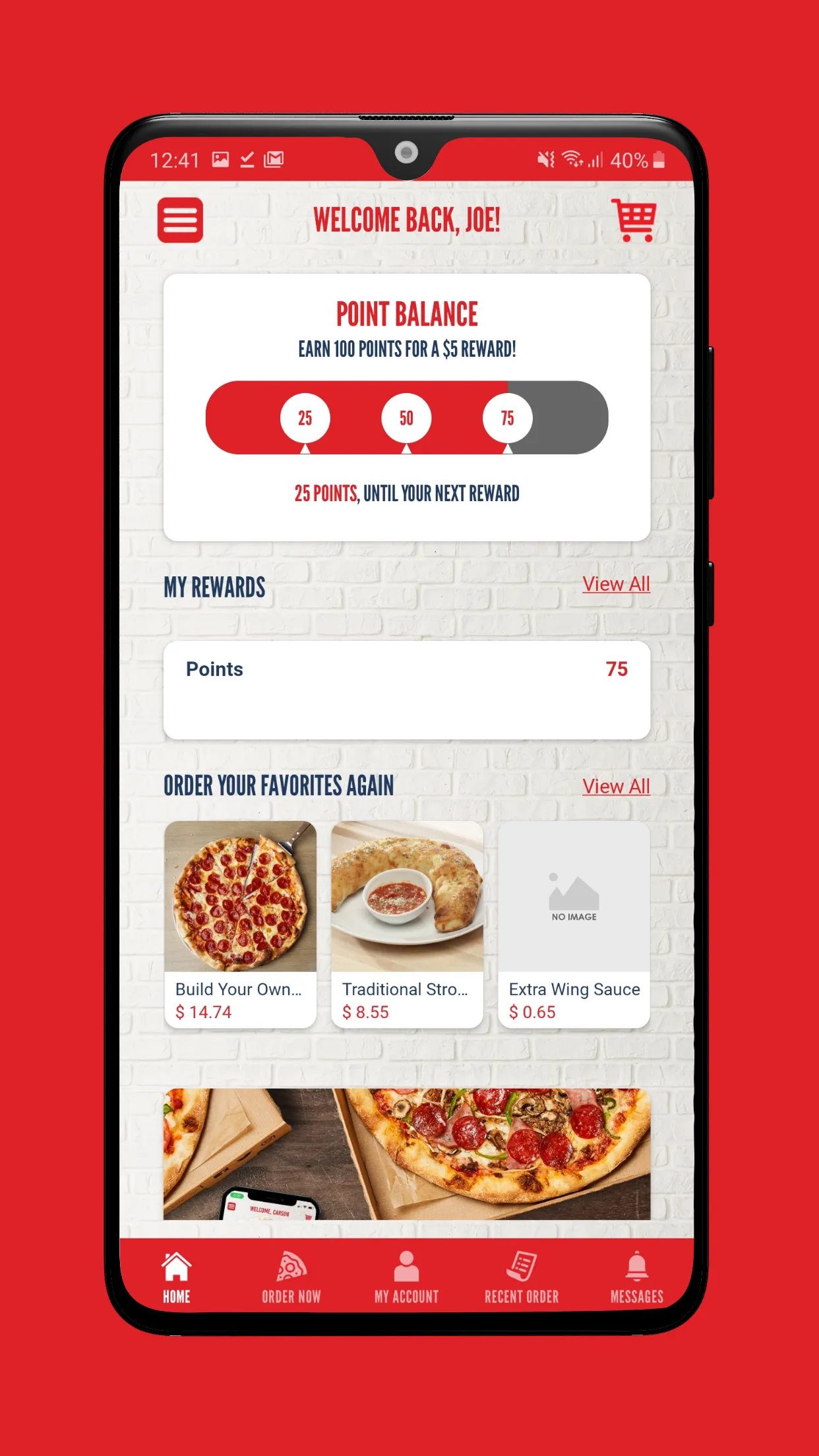 Johnny's New York Style Pizza | Indus Appstore | Screenshot