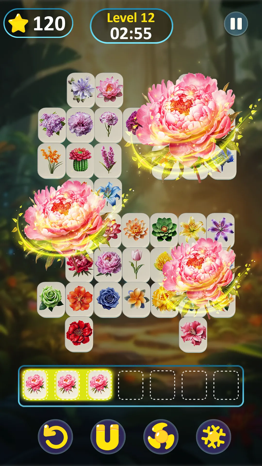 Mystical Flower - Match Tiles | Indus Appstore | Screenshot