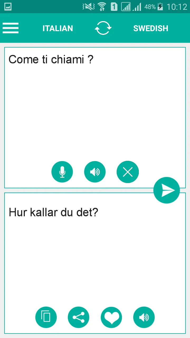 Swedish Italian Translator | Indus Appstore | Screenshot