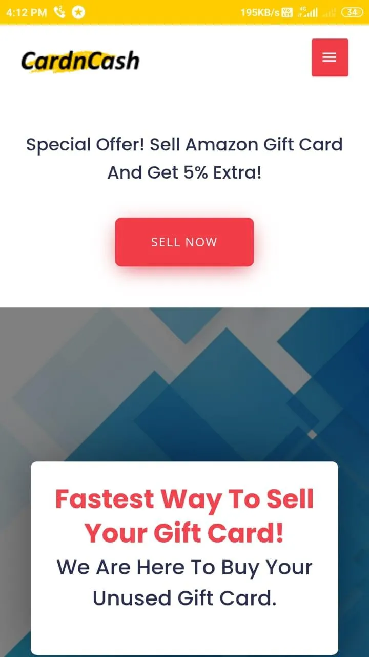 CardnCash : Sell Gift Card | Indus Appstore | Screenshot