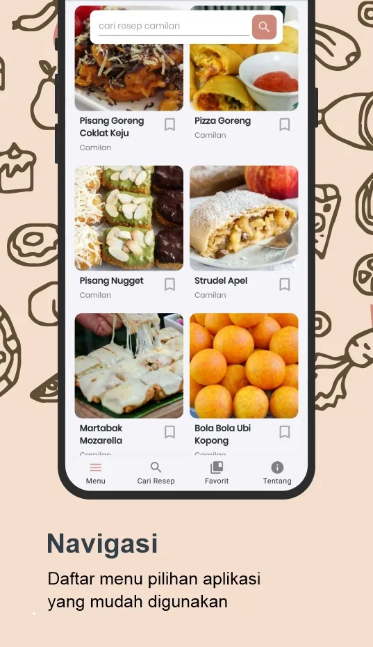 resep camilan offline | Indus Appstore | Screenshot