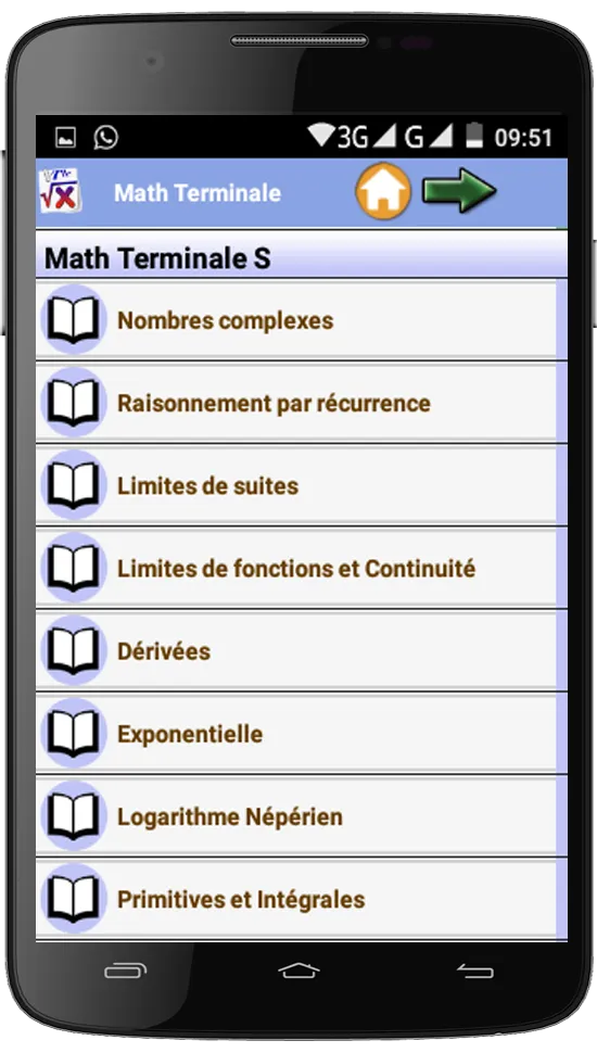 Math Terminale | Indus Appstore | Screenshot