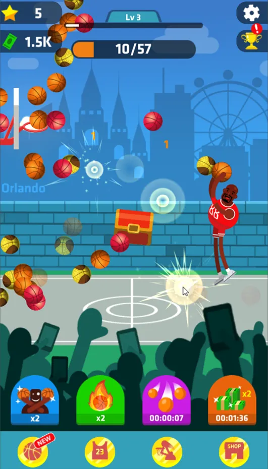 Idle Dunk Masters | Indus Appstore | Screenshot