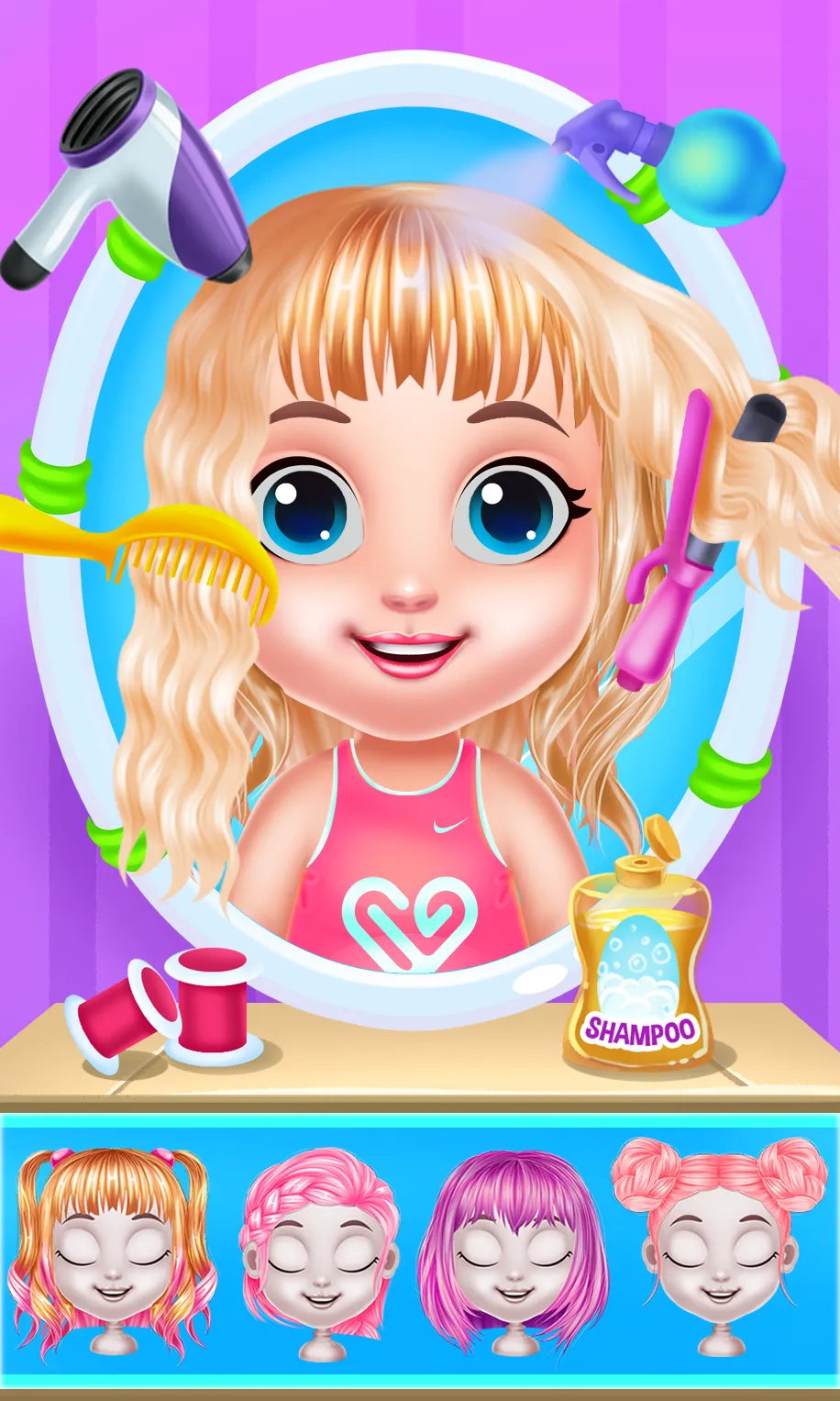 Baby Girl Caring Pinky Style | Indus Appstore | Screenshot