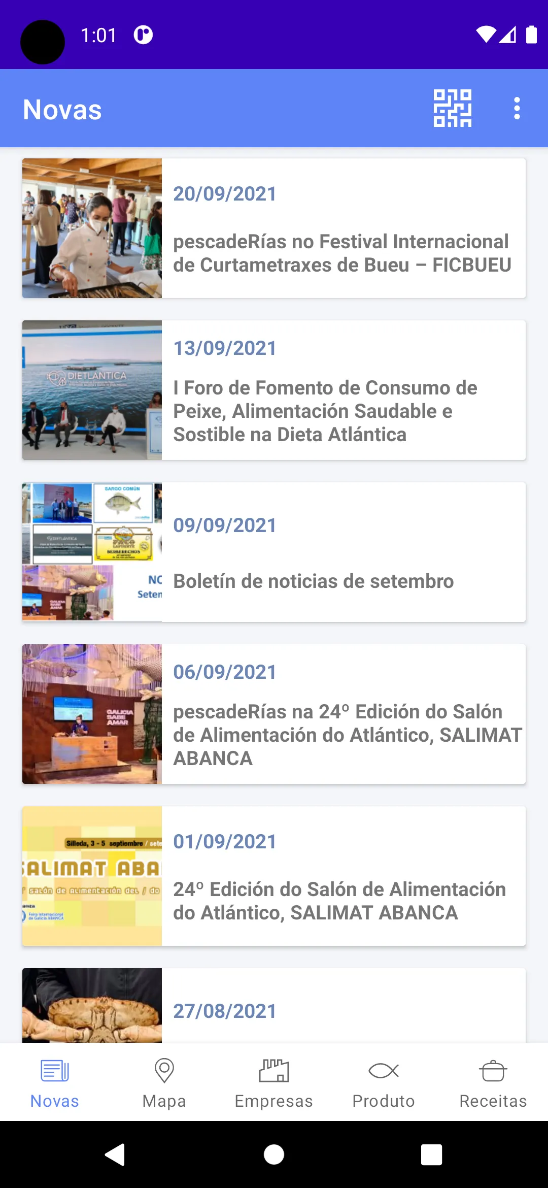 PescadeRías ¿de onde se non? | Indus Appstore | Screenshot