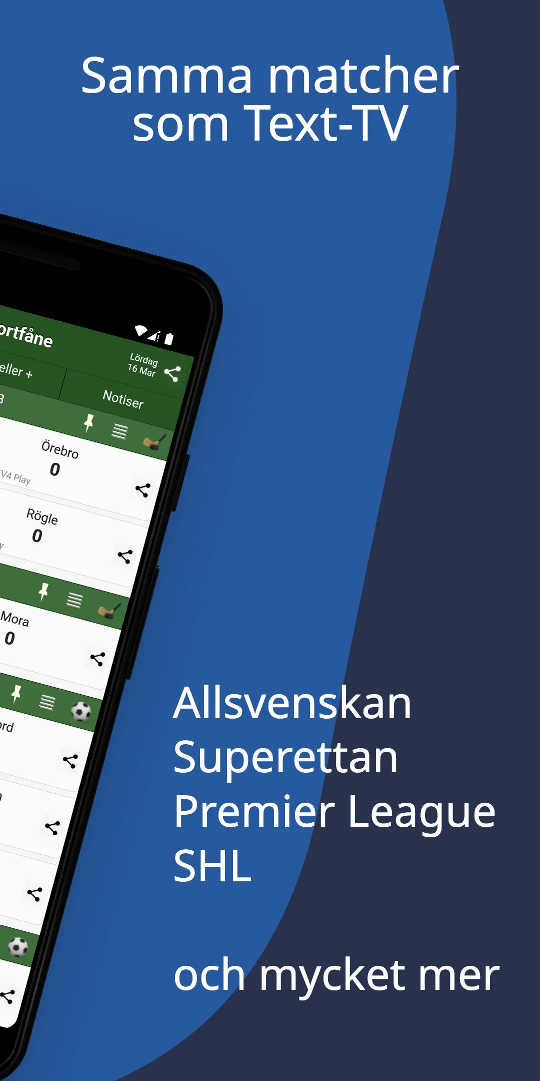 Sportfåne - Målservice SHL PL+ | Indus Appstore | Screenshot