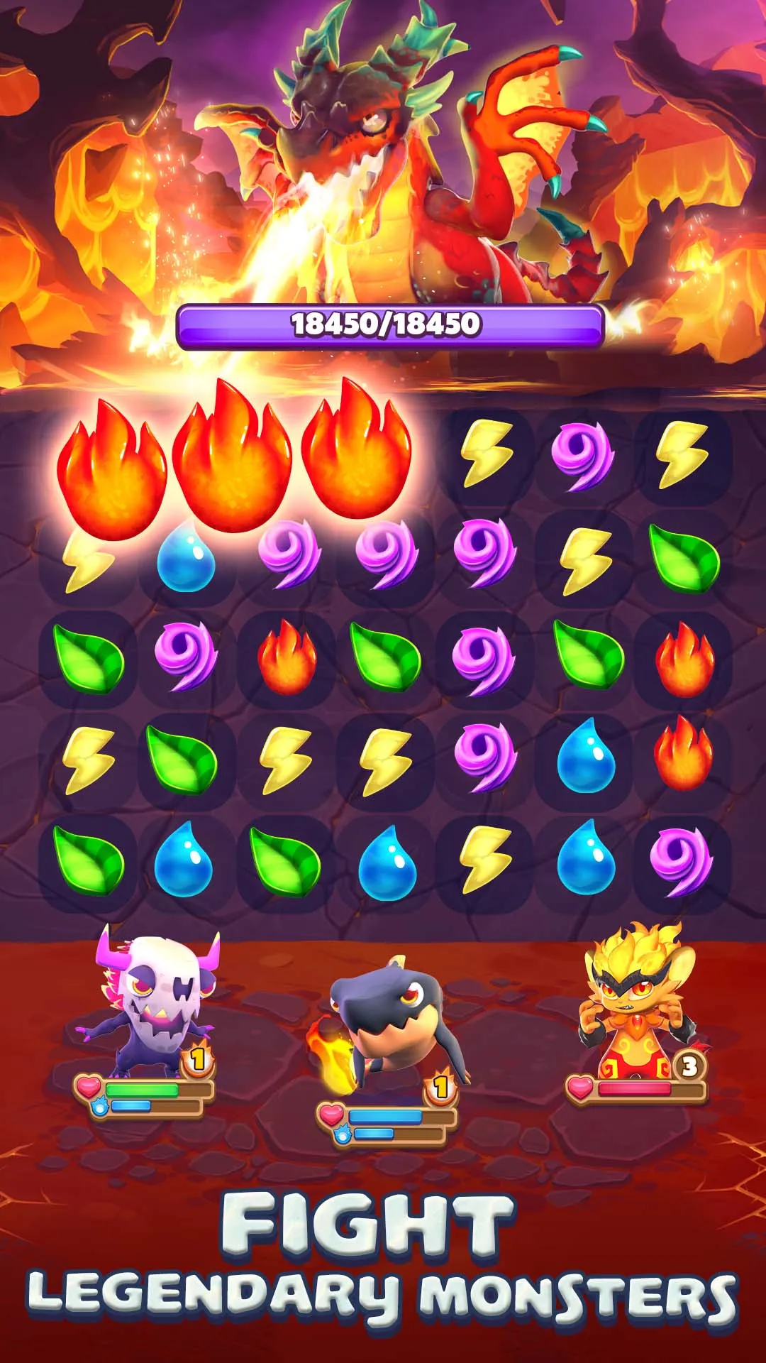 Monster Tales: Match 3 Puzzle | Indus Appstore | Screenshot