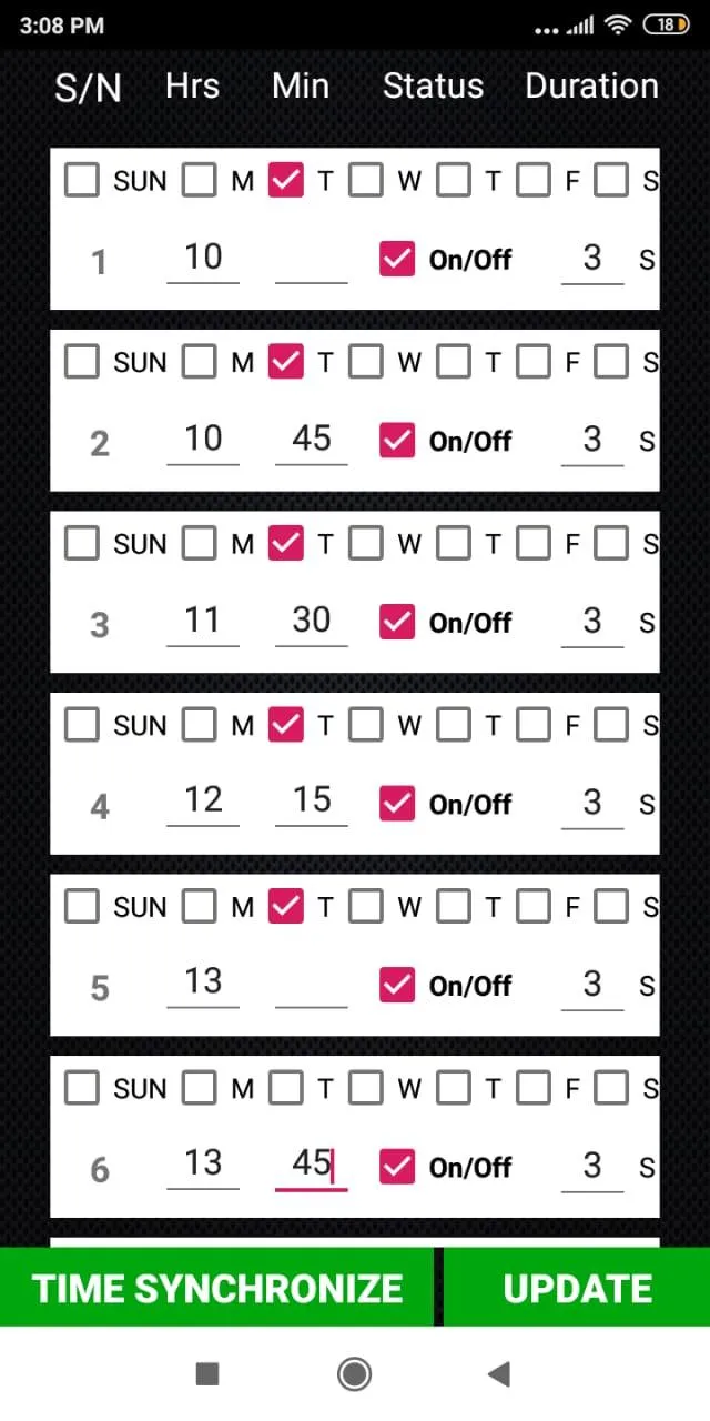 3W-SSBT-01 [ Smart School Bell | Indus Appstore | Screenshot