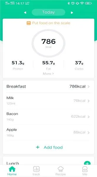 Foodiet | Indus Appstore | Screenshot