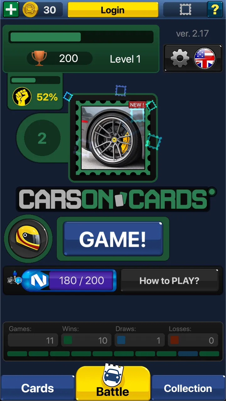 Cars on Cards | Indus Appstore | Screenshot