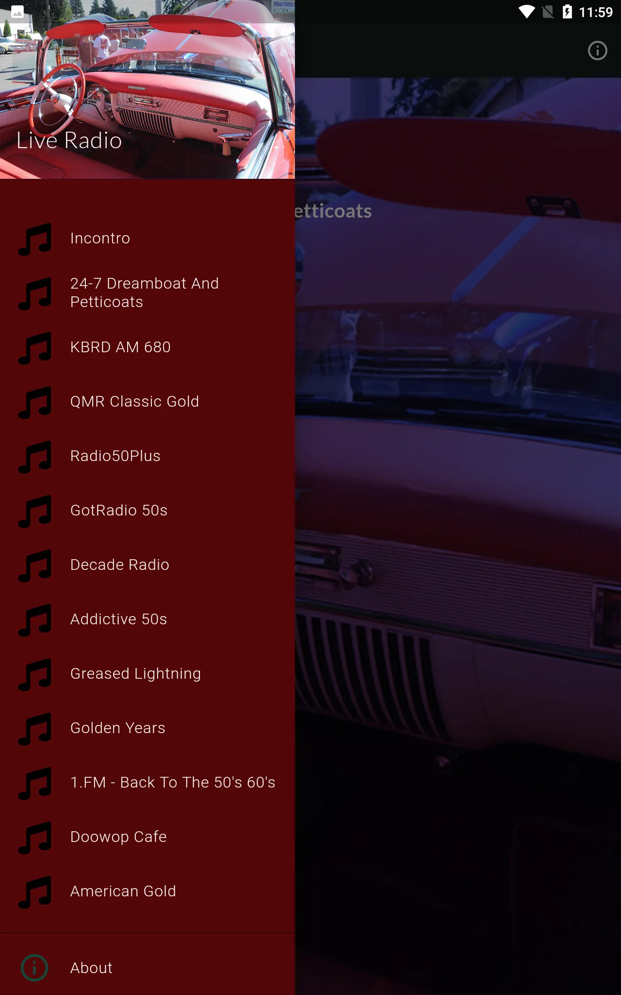 50s Music Radios - Jazz, Blues | Indus Appstore | Screenshot